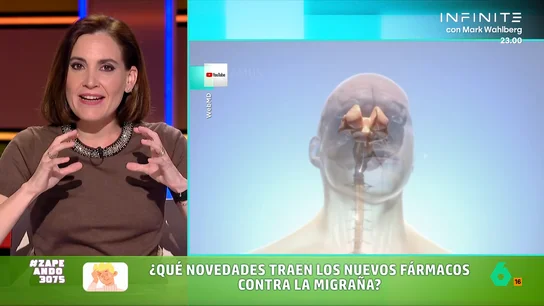 Boticaria García explica por qué son tan novedosos los nuevos medicamentos para tratar la migraña La farmacéutica cuenta en Zapeando cómo funciona una nueva medicación, basada en muchos años de investigación en neurobiología, para tratar esta enfermedad neurológica y qué los diferencia de los fármacos existentes.
