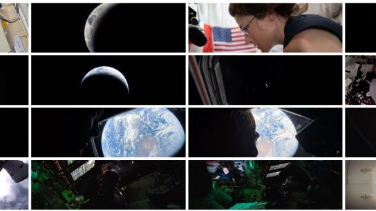 Varias fotografías de la misión a la Luna Artemis II