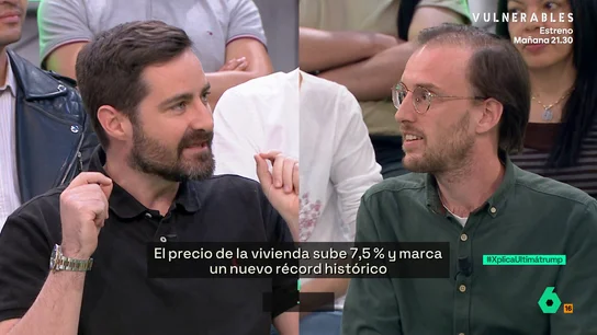 Así responde el portavoz del Sindicato de Inquilinas a un inversor: "No hay vivienda para el resto porque tú tienes 17 pisos" Así responde el portavoz del Sindicato de Inquilinas a un inversor: "No hay vivienda para el resto porque tú tienes 17 pisos"