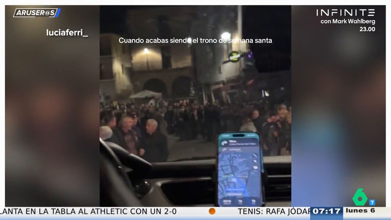 Se dejan guiar por el GPS y acaban protagonizando una procesión de Semana Santa en Zamora