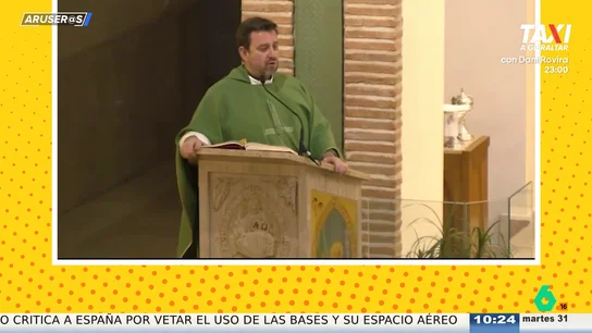 El cura de Valdepeñas advierte: "Dios ya tiene lista a todos los políticos, no hace falta que le pidáis 'quítanos a los morados que no se duchan'" El cura de Valdepeñas advierte: "Dios ya tiene lista a todos los políticos, no hace falta que le pidáis 'quítanos a los morados que no se duchan'"