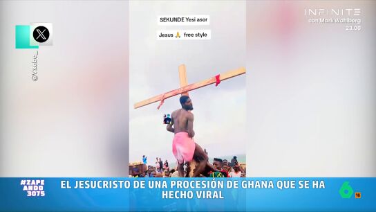 En Ghana, un hombre que encarnaba a Jesucristo crucificado en una procesi&oacute;n termina llevando al siguiente nivel su &eacute;xtasis religioso y deja para la posteridad una coreograf&iacute;a que ya se ha hecho viral.
