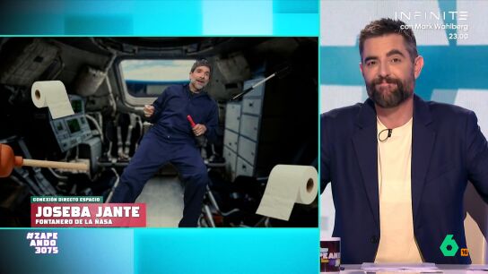 Nacho Garc&iacute;a se convierte en Joseba Jante, fontanero de la NASA, que ha sido trasladado hasta la misi&oacute;n Artemis II para solucionar los problemas de fontaner&iacute;a que est&aacute;n sufriendo.