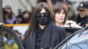 J&eacute;ssica Rodr&iacute;guez, expareja de Jos&eacute; Luis &Aacute;balos, a su salida del Tribunal Supremo