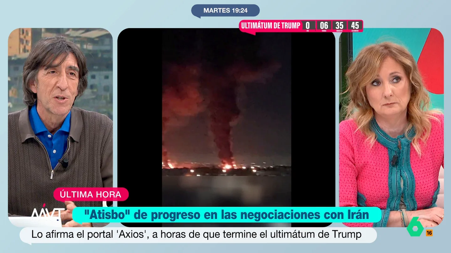 Benjamín Prado responde a Trump: "El que ha cerrado el estrecho de Ormuz ha sido él y Netanyahu con sus bombas" Más Vale Tarde debate sobre el fin del ultimátum de Donald Trump a Irán y la situación del estrecho de Ormuz una vez acabe la guerra. Benjamín Prado recuerda que el estrecho "estaba abierto" hasta que empezaron los ataques de EEUU e Israel.