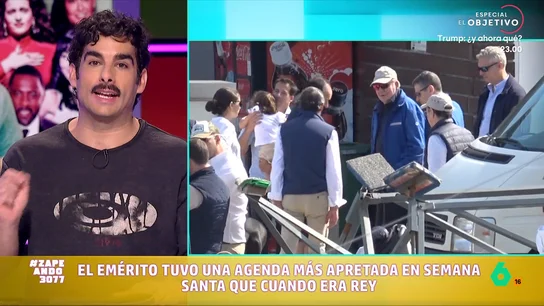 Juan Sanguino reacciona al 'menú' de la cena del rey Juan Carlos con Carlos Herrera en Sevilla Juan Sanguino reacciona al 'menú' de la cena del rey Juan Carlos con Carlos Herrera en Sevilla