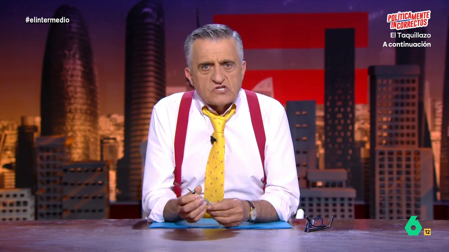 Wyoming, sobre los hermanos García: "Koldo y Joseba me recuerdan a los Calatrava, solo que la duda es quien tiene la cara más dura" Wyoming, sobre los hermanos García: "Koldo y Joseba me recuerdan a los Calatrava, solo que la duda es quien tiene la cara más dura"