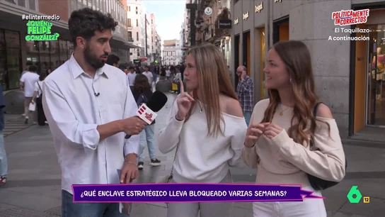 La inesperada respuesta de una joven al preguntarle que enclave estratégico está bloqueado: "El Metro" La inesperada respuesta de una joven al preguntarle que enclave estratégico está bloqueado: "El Metro"