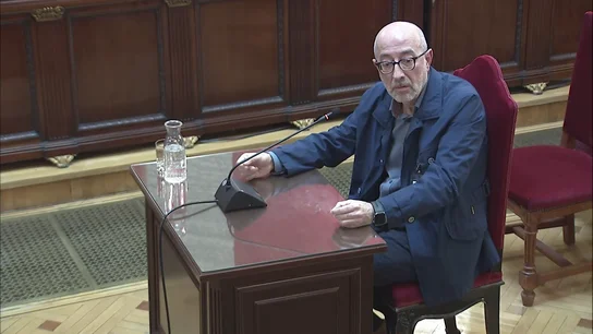 Ignacio Zaldívar, ex alto cargo de Adif, durante su declaración ante el Supremo Ignacio Zaldívar, ex alto cargo de Adif, durante su declaración ante el Supremo