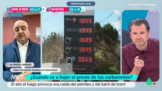 Buenas noticias para los conductores: Alfredo Arenas apunta a una posible bajada de la gasolina el lunes El presidente de la Federación Andaluza de Gasolineras considera que la reducción del IVA en los combustibles debería, al menos, mantenerse hasta finales de junio para garantizar que la gasolina vuelva a estar a un máximo de 1,60 euros.