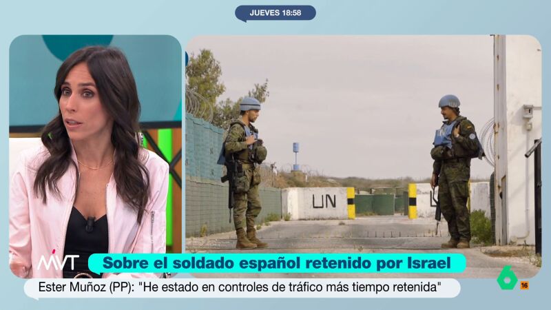 Pilar Velasco, sobre la pol&eacute;mica de Ester Mu&ntilde;oz (PP): "Es una frivolidad y una ofensa al Ej&eacute;rcito espa&ntilde;ol. Eso no lo dice ni Vox"