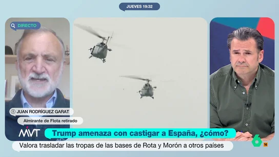Juan Rodríguez Garat cree que es "imposible" que Trump traslade la base de Rota: "Es una base aérea y una naval en el mismo recinto" El presidente de Estados Unidos ha amenazado con abandonar la OTAN y, además, también ha señalado que estaría dispuesto a trasladar tanto la base de Morón como la de Rota, en Cádiz.