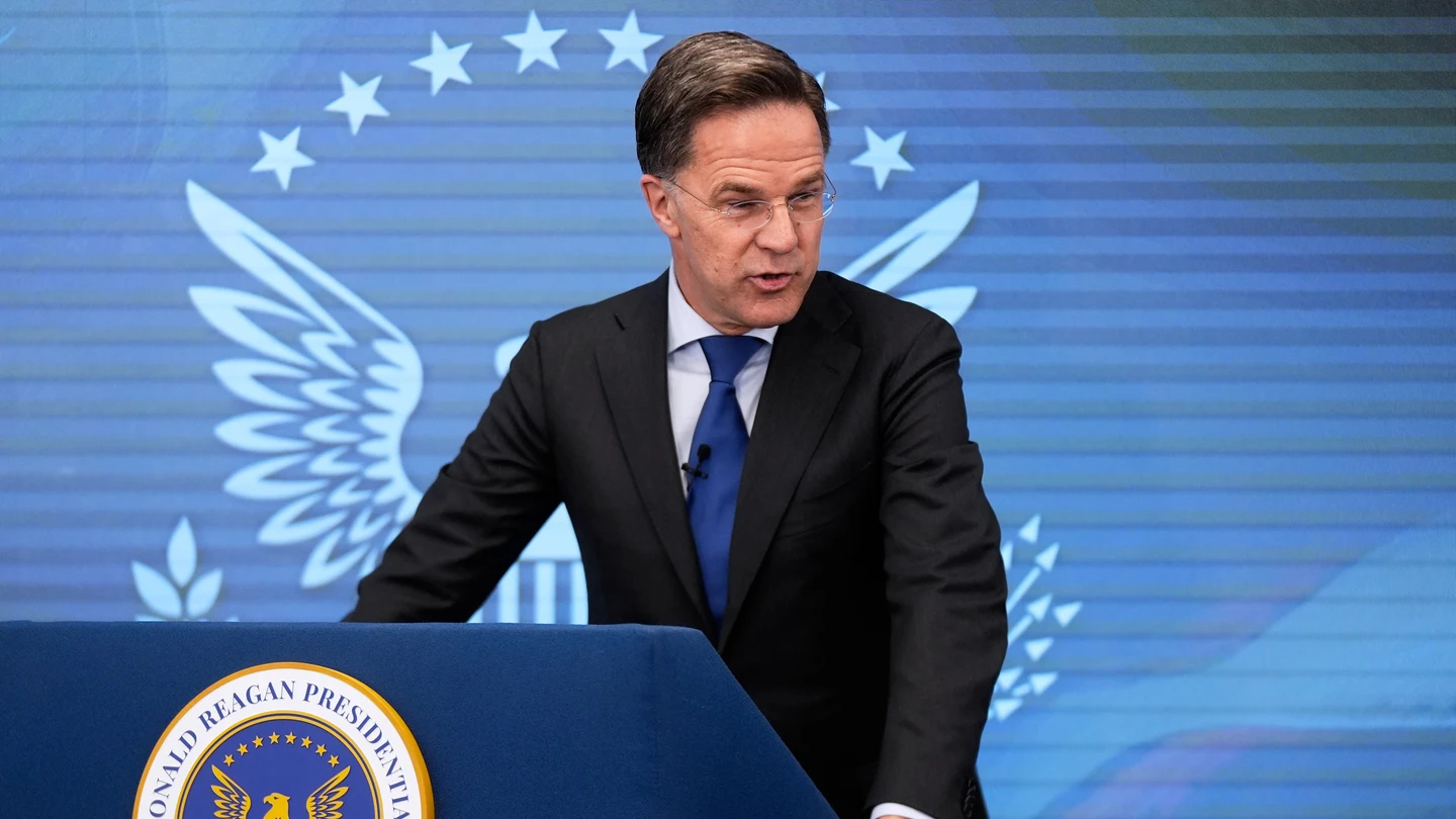 Mark Rutte en el Instituto Ronald Reagan de Washington Mark Rutte en el Instituto Ronald Reagan de Washington