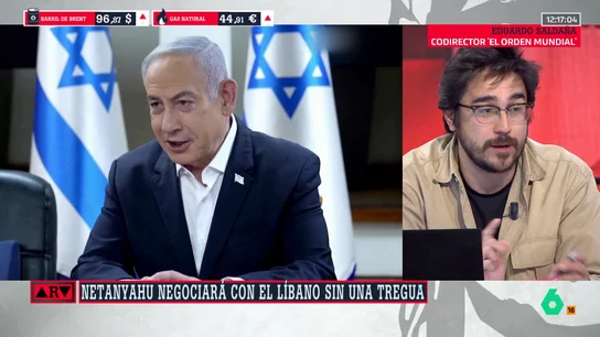 Saldaña analiza: "Si Trump decide alejarse de Netanyahu porque electoralmente le daña, Netanyahu podría tener problemas" Saldaña analiza: "Si Trump decide alejarse de Netanyahu porque electoralmente le daña, Netanyahu podría tener problemas"