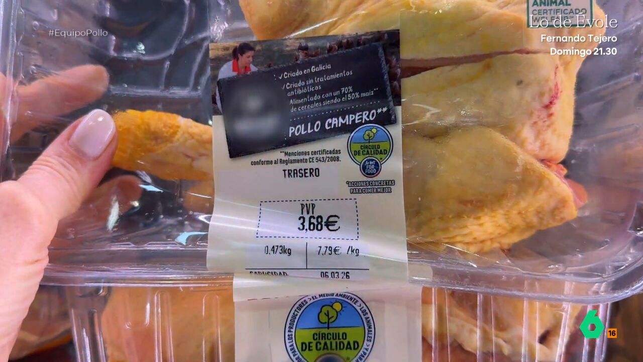 ¿Sabemos el pollo que nos estamos comiendo? Cuando la etiqueta importa y tras el color amarillo hay un "pollo industrial"