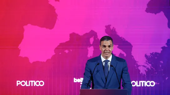 El presidente del Gobierno, Pedro Sánchez, este viernes en el 'European Pulse Forum' de Barcelona. El presidente del Gobierno, Pedro Sánchez, este viernes en el 'European Pulse Forum' de Barcelona.