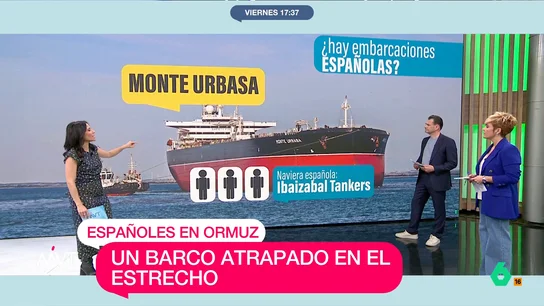 El buque 'Monte Urbasa', atrapado en el estrecho de Ormuz buque español ormuz MVT