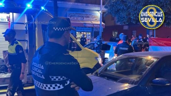 Lugar en el que un ni&ntilde;o de seis a&ntilde;os ha sido atropellado en Triana, Sevilla.