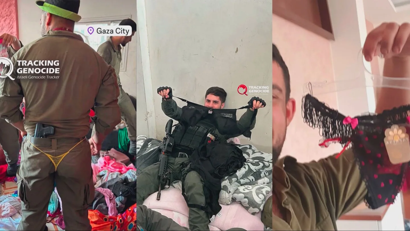 El fetiche de los soldados de Israel con la ropa interior de las palestinas El fetiche de los soldados de Israel con la ropa interior de las palestinas