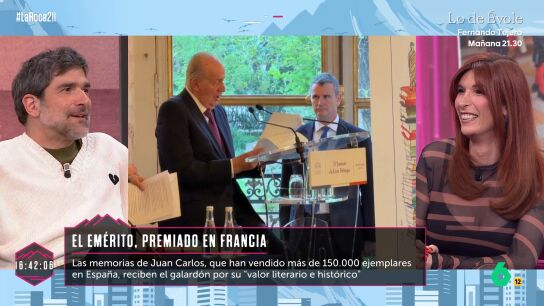 Nacho Garc&iacute;a, tras escuchar a Juan Carlos I decir que "nadie es profeta en su tierra": "Que no eres Almod&oacute;var"