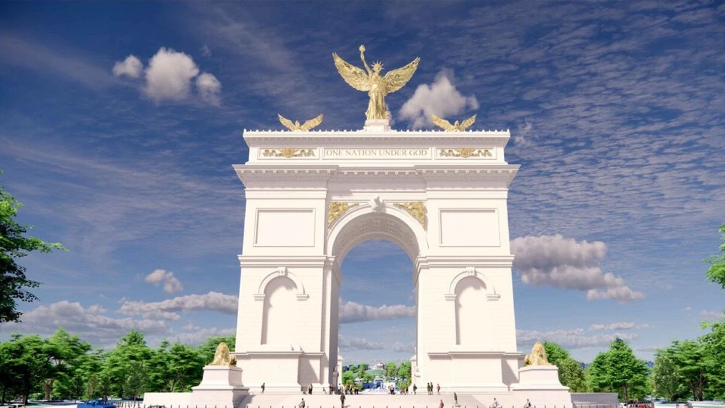 El arco del triunfo que Trump quiere para Washington El arco del triunfo que Trump quiere para Washington