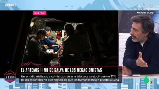 Juan del Val responde a los negacionistas de Artemis II: "Esto se ha inventado y se llama cu&ntilde;aos que quieren llamar la atenci&oacute;n en la cena de Nochebuena"