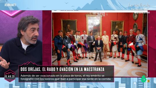 Juan del Val asegura que "no todo el mundo" ovacion&oacute; a Juan Carlos I en la Maestranza: "Yo no aplaud&iacute; y estaba en la plaza"