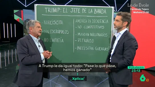 Revilla: "Trump concibe el mundo como un casino donde él maneja las ruletas, que las tiene trucada para los intereses de los multimillonarios que lo han puesto ahí" Revilla: "Trump concibe el mundo como un casino donde él maneja las ruletas, que las tiene trucada para los intereses de los multimillonarios que lo han puesto ahí"