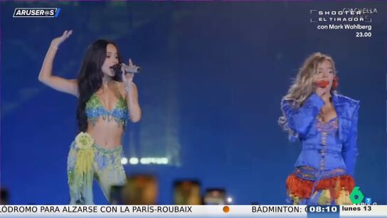 Primeras im&aacute;genes de la actuaci&oacute;n de Karol G en Coachella: este es su v&iacute;deo con Becky G