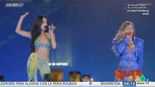 Primeras imágenes de la actuación de Karol G en Coachella: este es su vídeo con Becky G Primeras imágenes de la actuación de Karol G en Coachella: este es su vídeo con Becky G