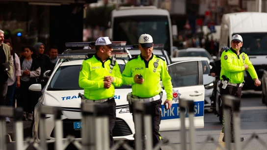 Imagen de archivo de la Policía de Turquía en la ciudad de Estambul Imagen de archivo de la Policía de Turquía en la ciudad de Estambul
