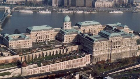 Vista aérea del Castillo de Buda
