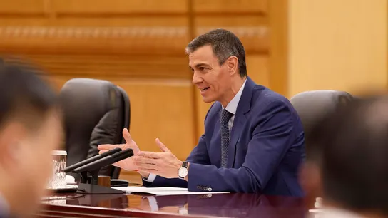 Pedro Sánchez, durante su visita oficial a China Pedro Sánchez, durante su visita oficial a China