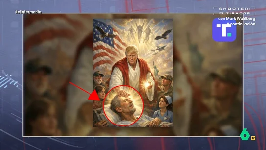 Dani Mateo sobre el montaje de Trump como Jesucristo: "El enfermo me recuerda a Grande-Marlaska" Dani Mateo sobre el montaje de Trump como Jesucristo: "El enfermo me recuerda a Grande-Marlaska"