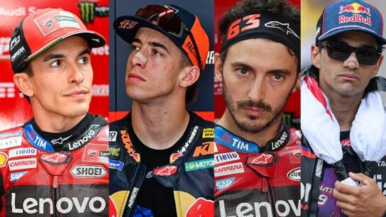 &iquest;Cu&aacute;l ser&aacute; el futuro de M&aacute;rquez, Acosta, Bagnaia y Mart&iacute;n? As&iacute; est&aacute; el mercado de fichajes MotoGP 2027