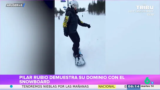 Alfonso Arús, sobre las imágenes de Pilar Rubio con la tabla de snowboard: "Se nota dominio, no es croma" Alfonso Arús, sobre las imágenes de Pilar Rubio con la tabla de snowboard: "Se nota dominio, no es croma"