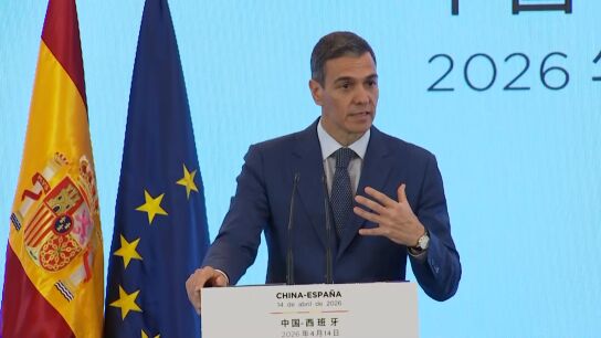 Comparecencia de S&aacute;nchez desde Pek&iacute;n