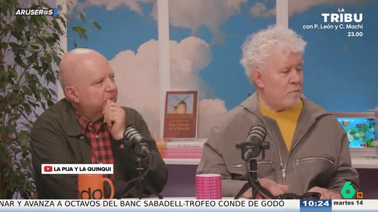 El 'zasca' de Pedro Almodóvar al término 'chica Almodóvar': "Sabina puso letra y música y no me interesó nada, había mala leche" El 'zasca' de Pedro Almodóvar al término 'chica Almodóvar': "Sabina puso letra y música y no me interesó nada, había mala leche"