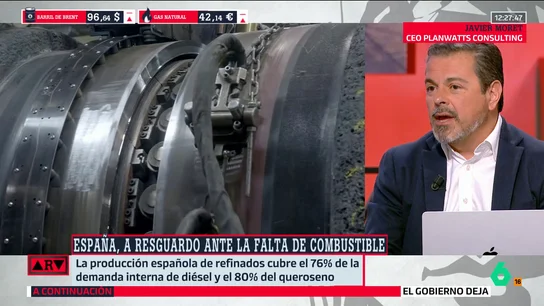Javier Moret señala que el impacto de la guerra ya existe en Europa: "Deberíamos estar inyectando gas ya" Javier Moret señala que el impacto de la guerra ya existe en Europa: "Deberíamos estar inyectando gas ya"