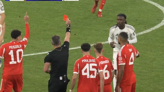 Roja a Camavinga en Múnich Roja a Camavinga en Múnich