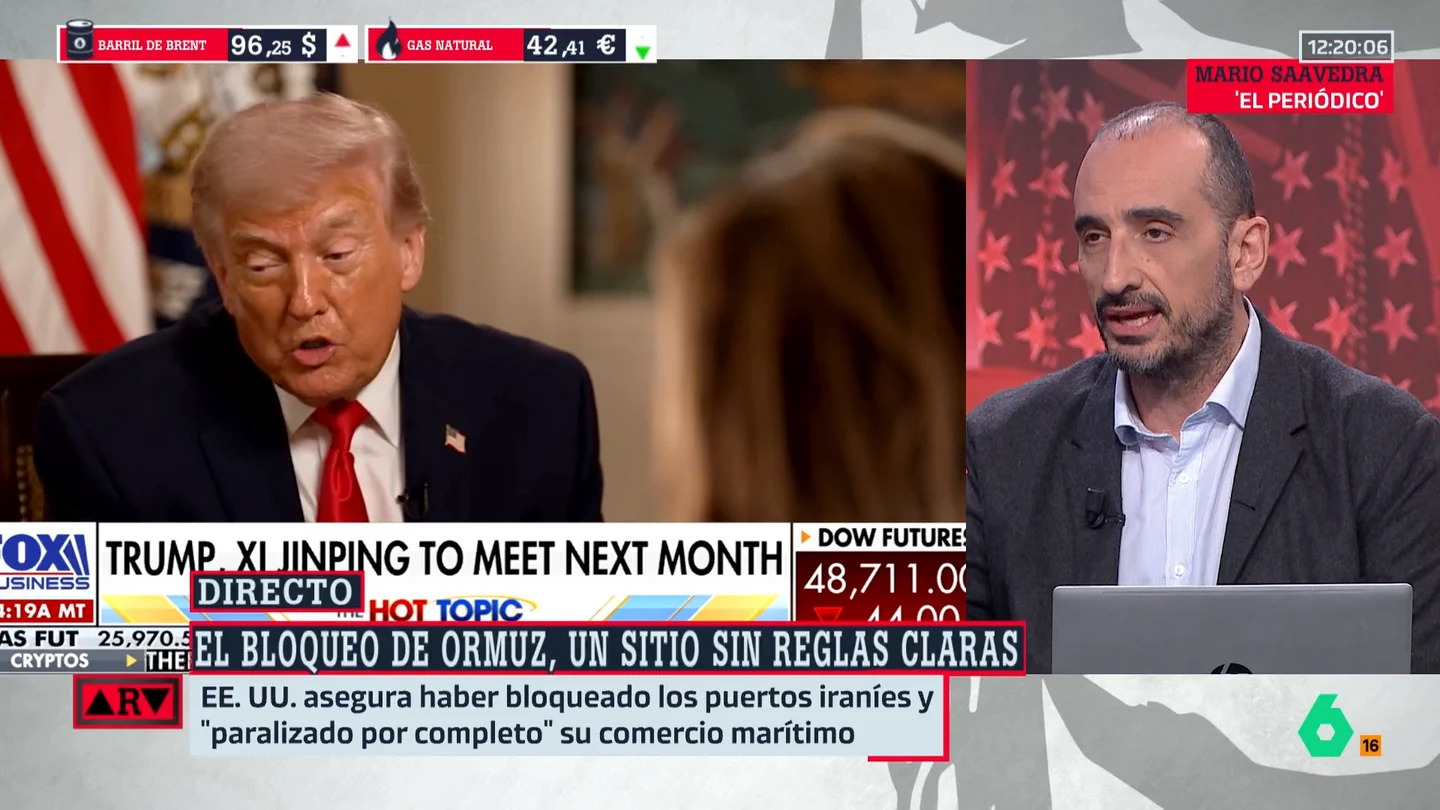 Mario Saavedra analiza la situación de la guerra en Irán: "Trump se está dando cuenta de que no la va a ganar" Mario Saavedra analiza la situación de la guerra en Irán: "Trump se está dando cuenta de que no la va a ganar"