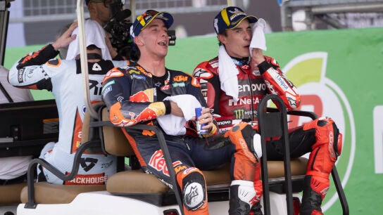 Pedro Acosta y Marc M&aacute;rquez