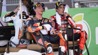 Pedro Acosta y Marc M&aacute;rquez