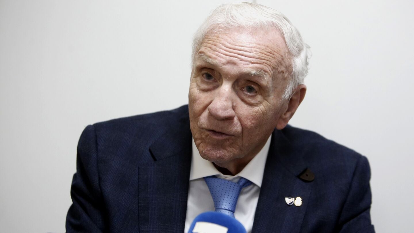 Foto de archvo del exfutbolista del Real Madrid y exseleccionador de Espa&ntilde;a Jos&eacute; Emilio Santamar&iacute;a