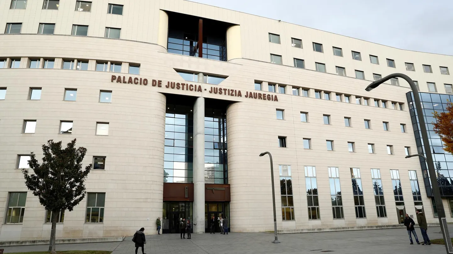 Imagen de archivo del Palacio de Justicia de Navarra. Imagen de archivo del Palacio de Justicia de Navarra.