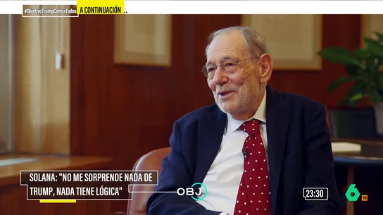 Javier Solana, sobre el futuro del 'trumpismo': "Quedará en el corazón de los americanos para no equivocarse otra vez" Javier Solana, sobre el futuro del 'trumpismo': "Quedará en el corazón de los americanos para no equivocarse otra vez"