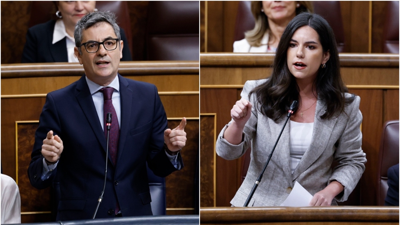 Bolaños, a Pepa Millán (Vox): "Le agradezco que no salte a mi escaño y me hable a 10 centímetros de mi cara"