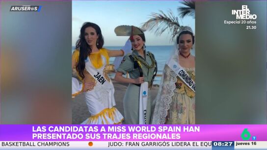 Miss World Spain calienta motores en Gran Canaria con la presentaci&oacute;n de los trajes regionales