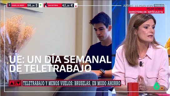 Urquizu reflexiona sobre la propuesta de Bruselas del teletrabajo: "La gente que lo ejerce está más satisfecha" Urquizu reflexiona sobre la propuesta de Bruselas del teletrabajo: "La gente que lo ejerce está más satisfecha"