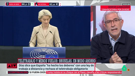 Gaspar Llamazares, sobre las medidas de Bruselas: "Hay que hacer un menú a la carta para una mayor eficiencia energética" Gaspar Llamazares, sobre las medidas de Bruselas: "Hay que hacer un menú a la carta para una mayor eficiencia energética"